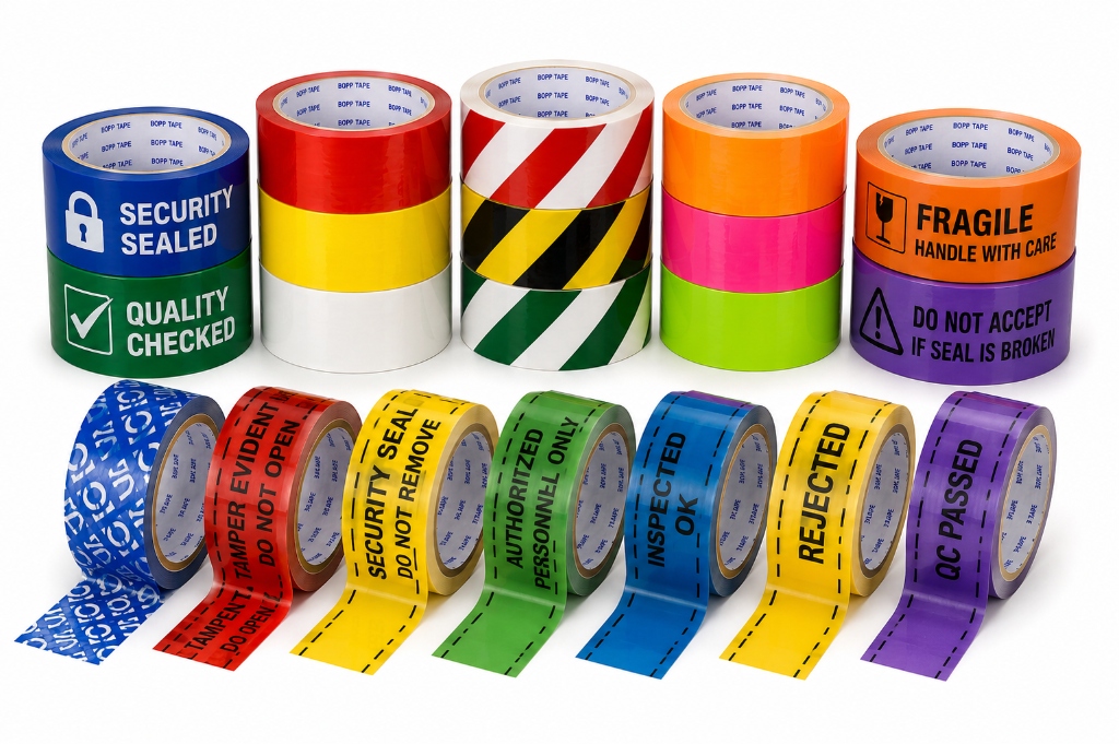 Coloured BOPP Tapes